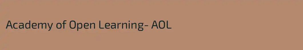 Academy of Open Learning- AOL